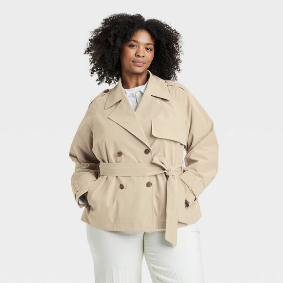 a new day | Jackets & Coats | A New Day Womens Short Trench Coat A